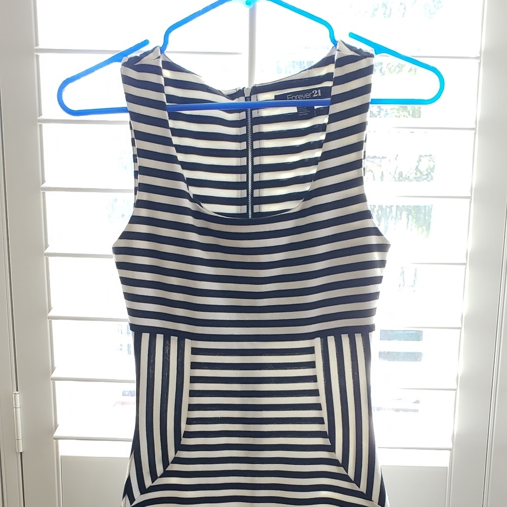 Black and white dress
